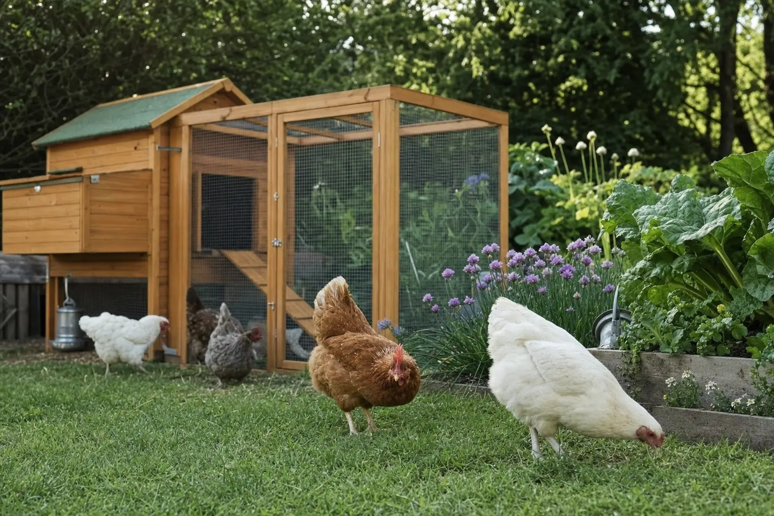 Avoir un poulailler au jardin: avantages, installation et gestion quotidienne
